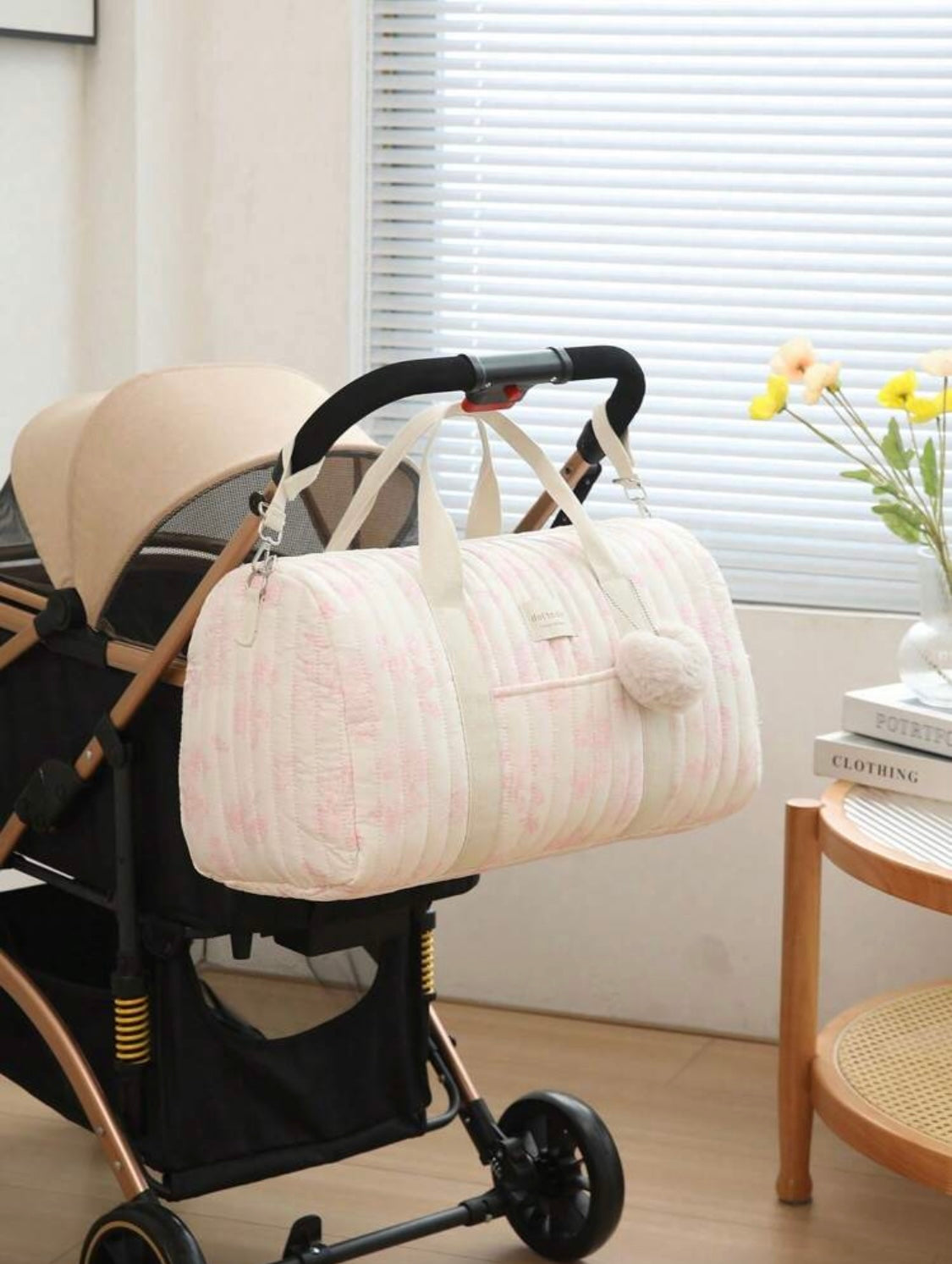 New Maternity Tote Bag - Diaper Mommy Maternity Duffle Bag Pink - Diaper & Mother Bags