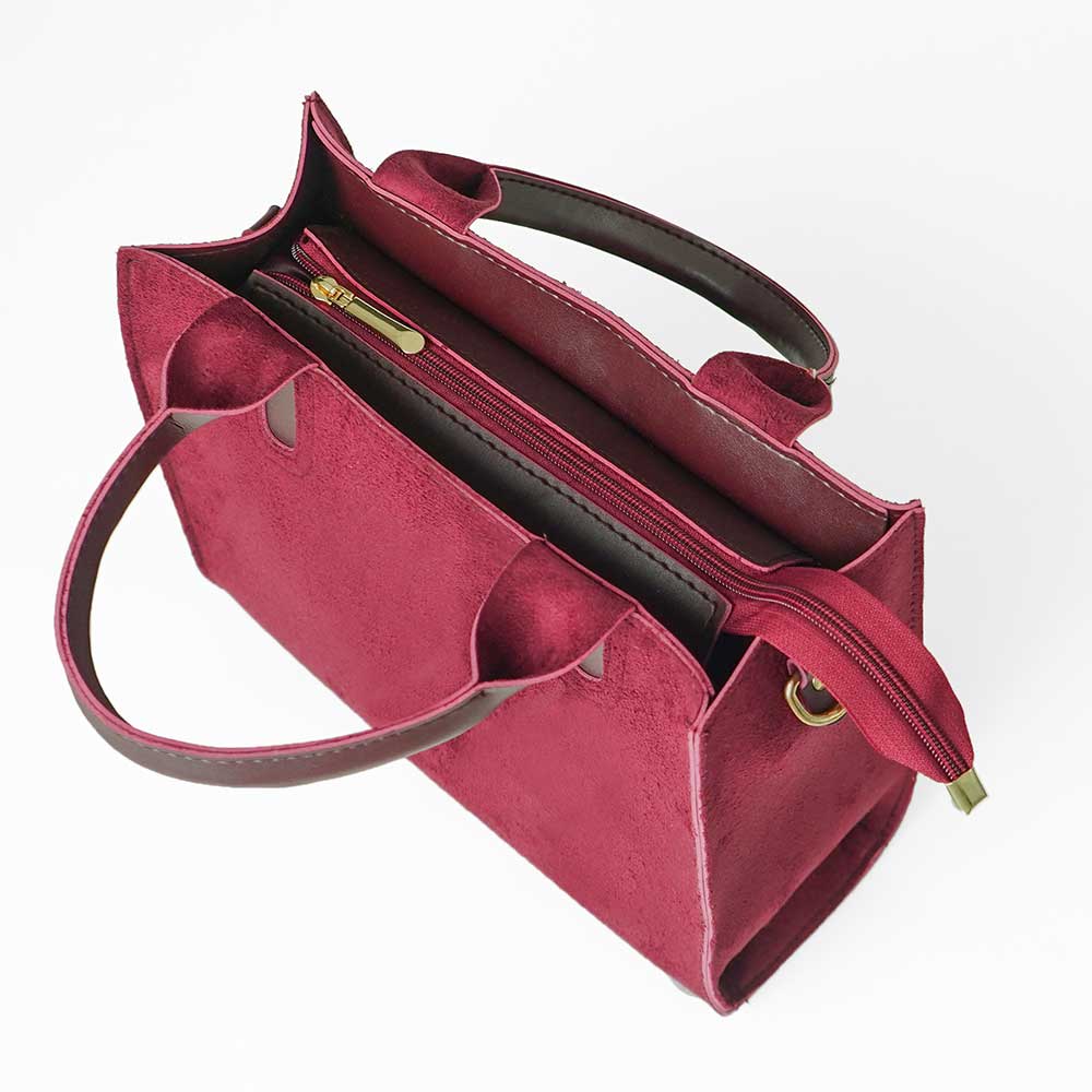 Maroon Micro Ladies Tote bag 563 - Senora