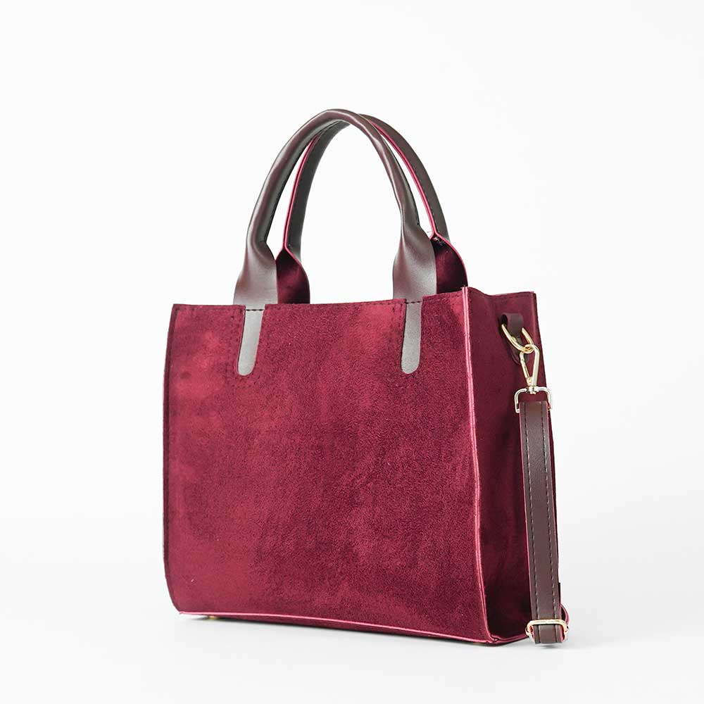 Maroon Micro Ladies Tote bag 563 - Senora