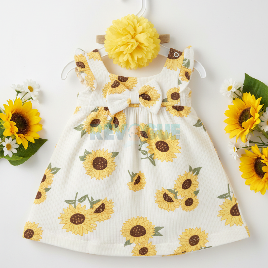 Baby Frock 3 Pcs Set - Apparel