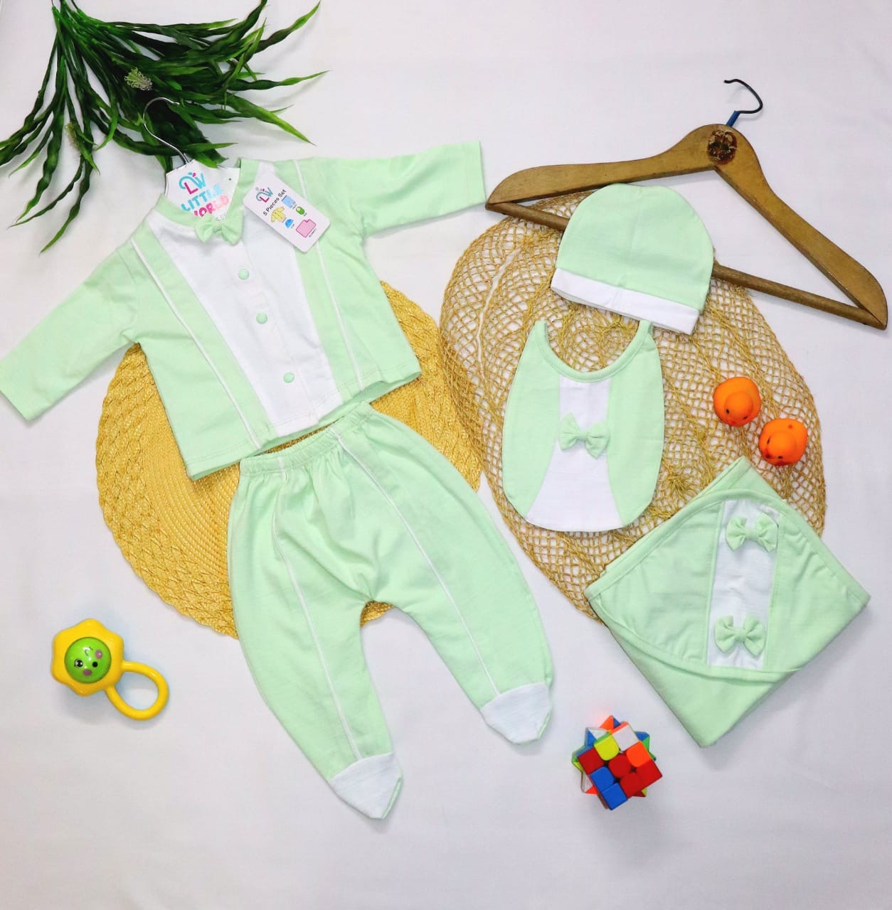 Baby Starter Set 6 Pcs | Newborn 6 pcs Romper Set - Apparel