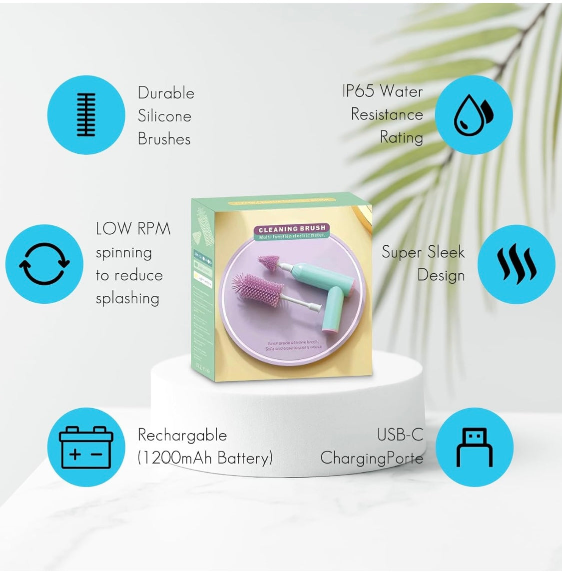 Electric Bottle Brush | Feeder Cleaner - Feeding Essentials