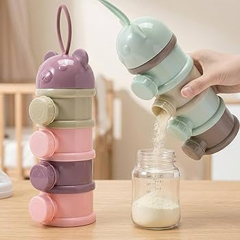 Milk Powder Container 4 Layers - Cutlery