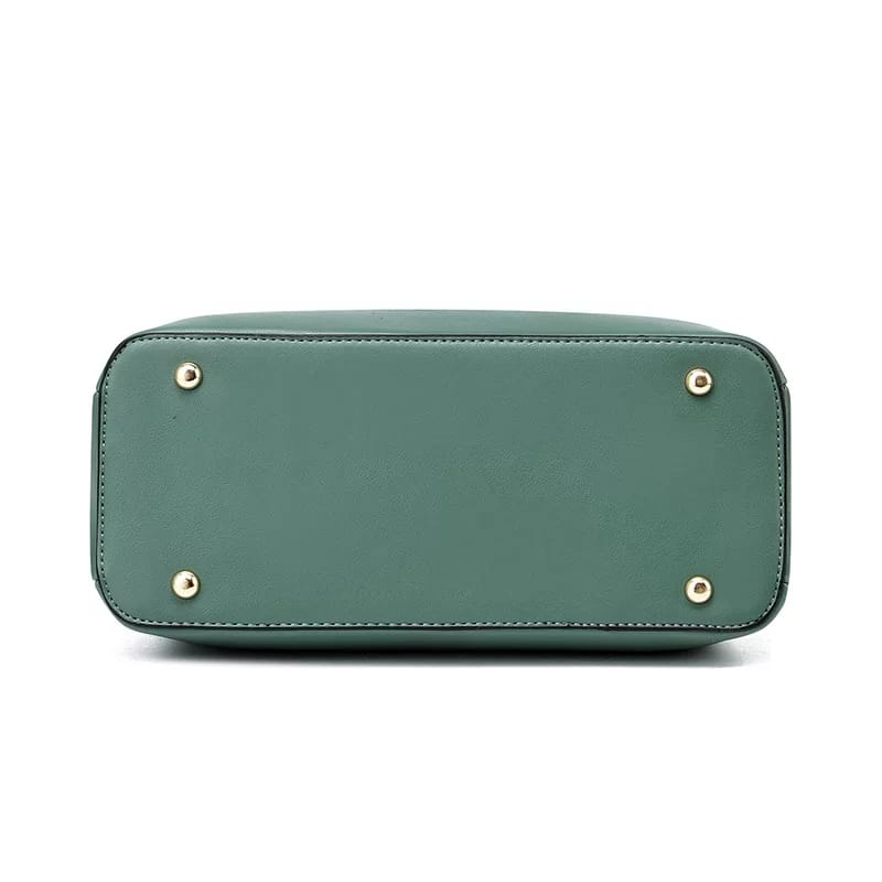 Black Leather Handbag for ladies 993-5 - Senora