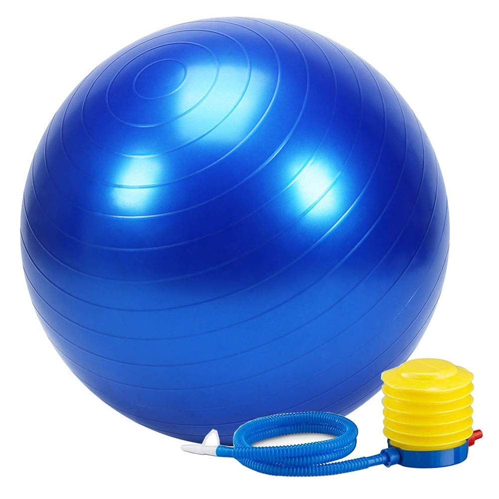 Exercise Ball Birthing Ball 65 cm Stability Balance Yoga Ball for Birthing & Physical Therapy with Quick Pump Stomach