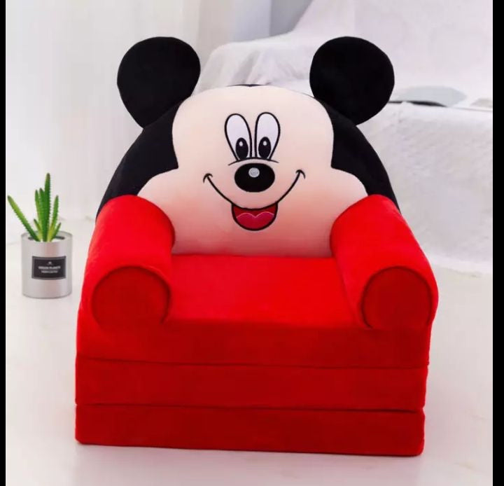 Sofa Cum Bed | Foldable Sofa Floor Seat - Mickey Mouse - Floor Seat