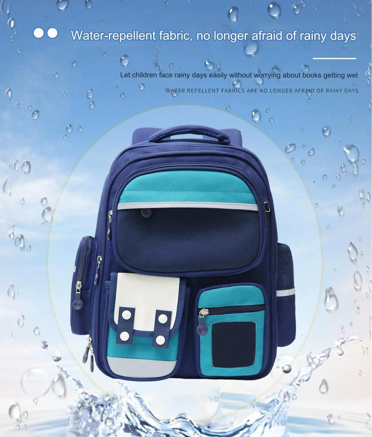 High Quality Durable Large Capacity School Backpack for Students 4079 - Senora