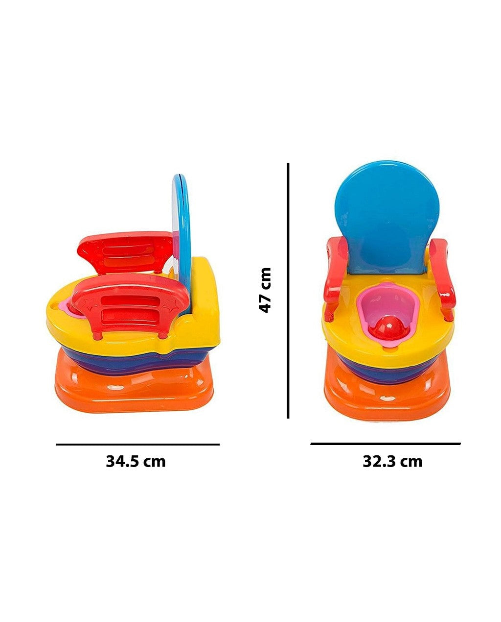 Potty Seat 3 in 1 - Multicolor - ReVogue