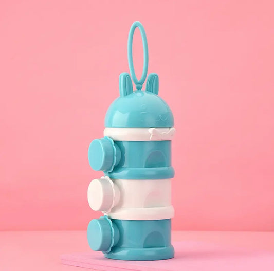 Milk Powder Container 3 Layers - Blue - ReVogue