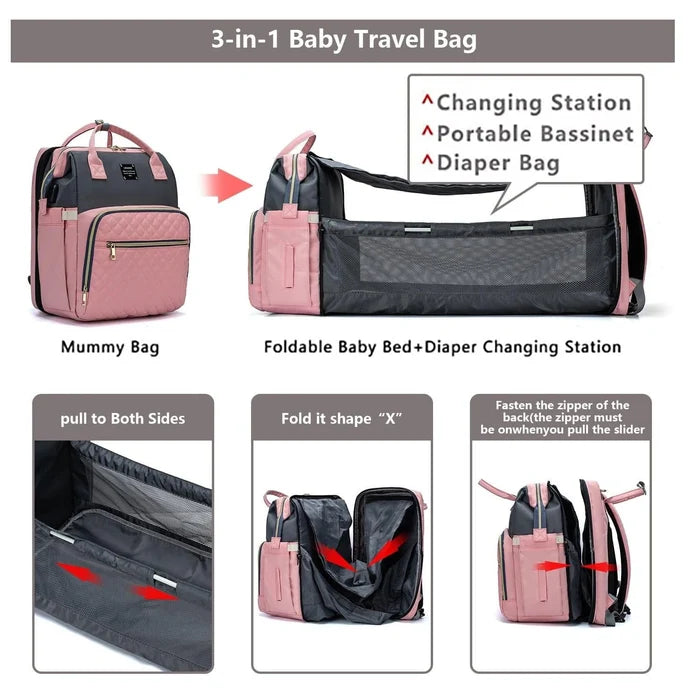 Bed and Bag - Diaper & Mother Bags