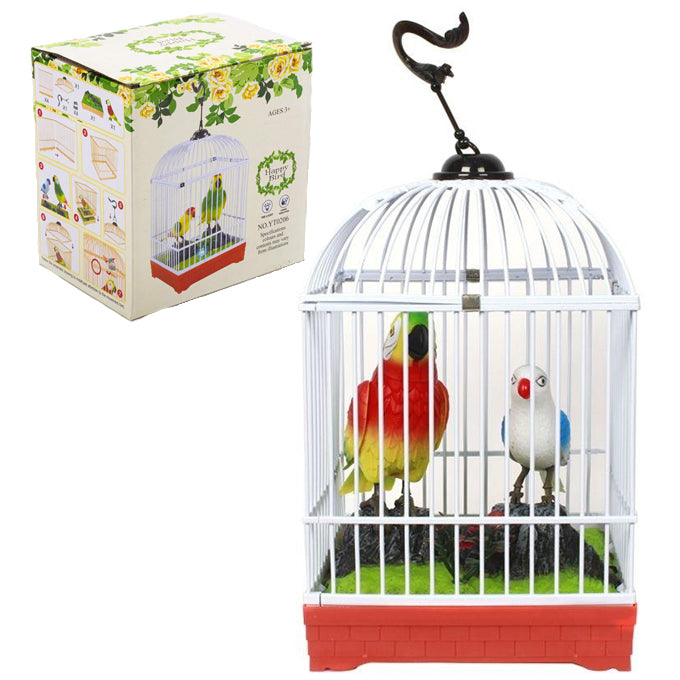 Happy Birds Cage Toy For Kids With Light & Sound Induction - Toy Sets
