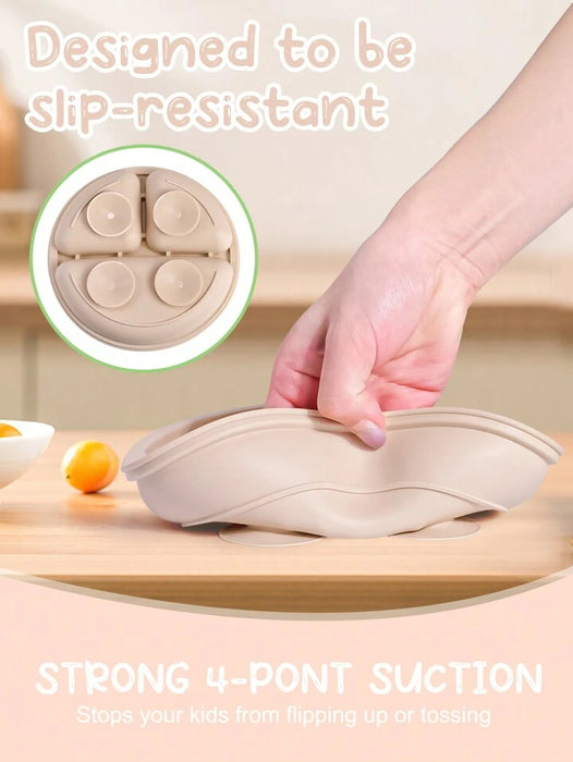 Silicone Dining Plate - Cutlery