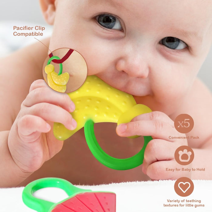 Silicone teether - fruit shape