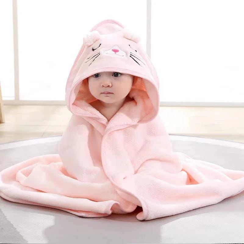 Baby Bath Towel with Hood - Bathing Essentials