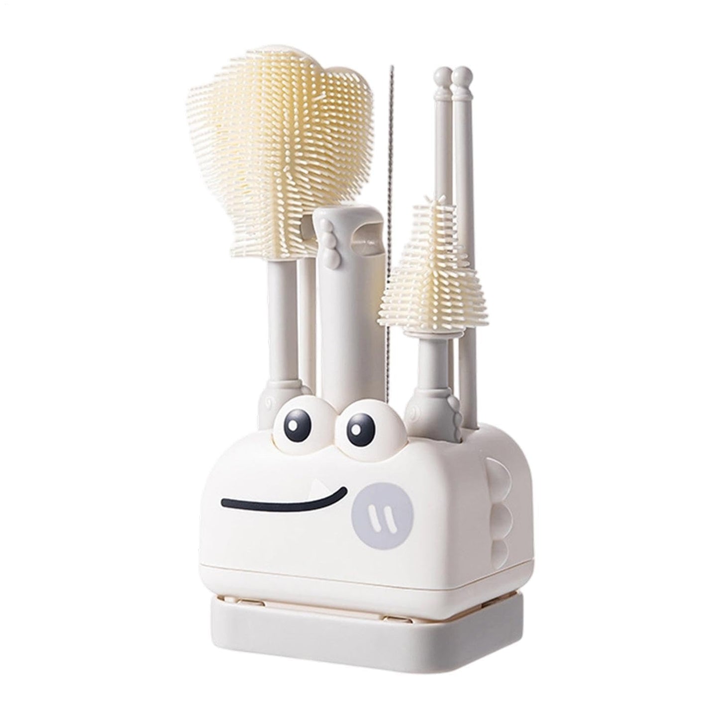 Portable Bottle Drying Rack & Brush Set