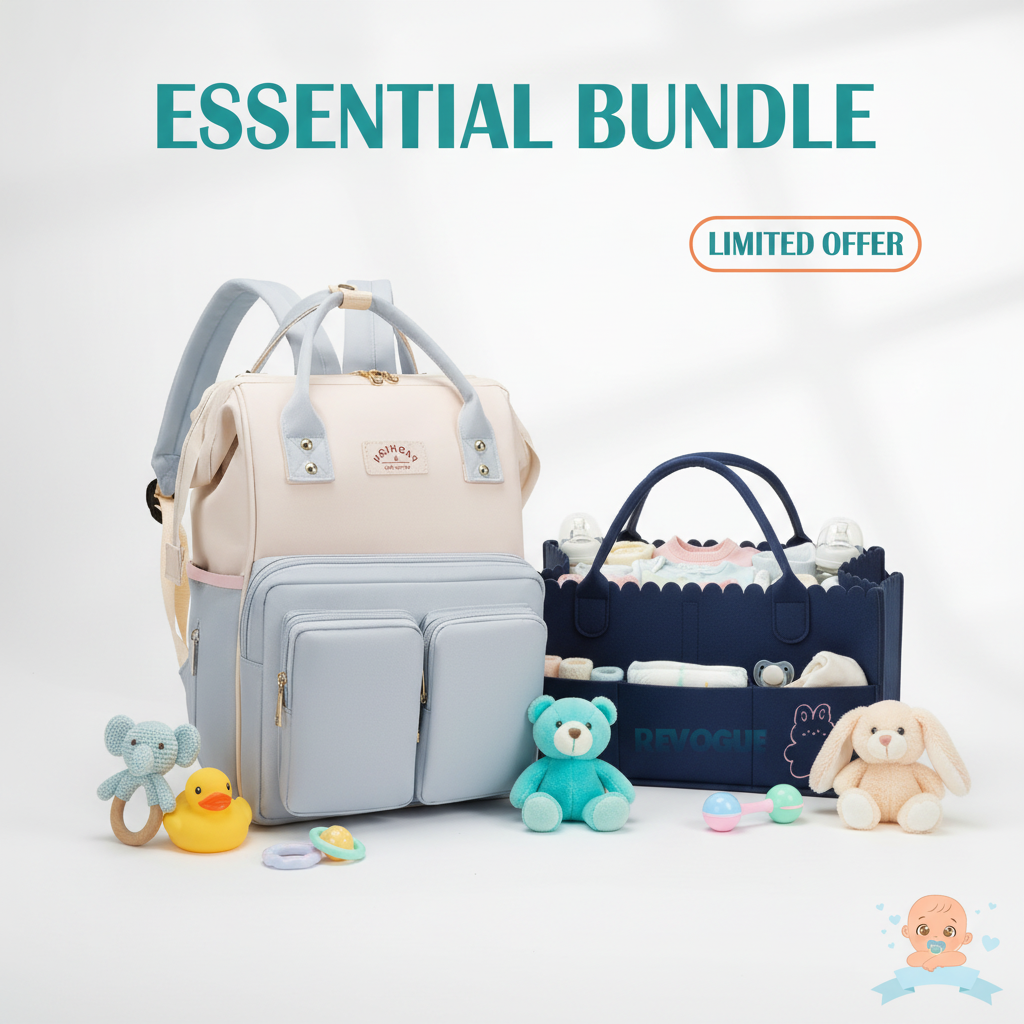 Combo Pack - Diaper Bag & Caddy Organiser - Deals
