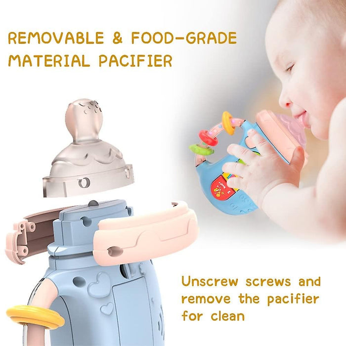 Musical bottle with rattles and lights - Teether Soother & Pacifier