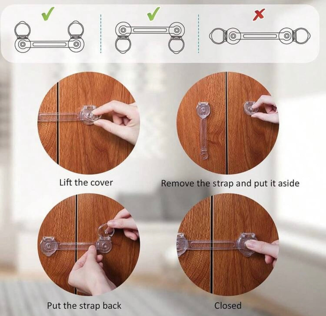 Safety Door Lock - Set of 2