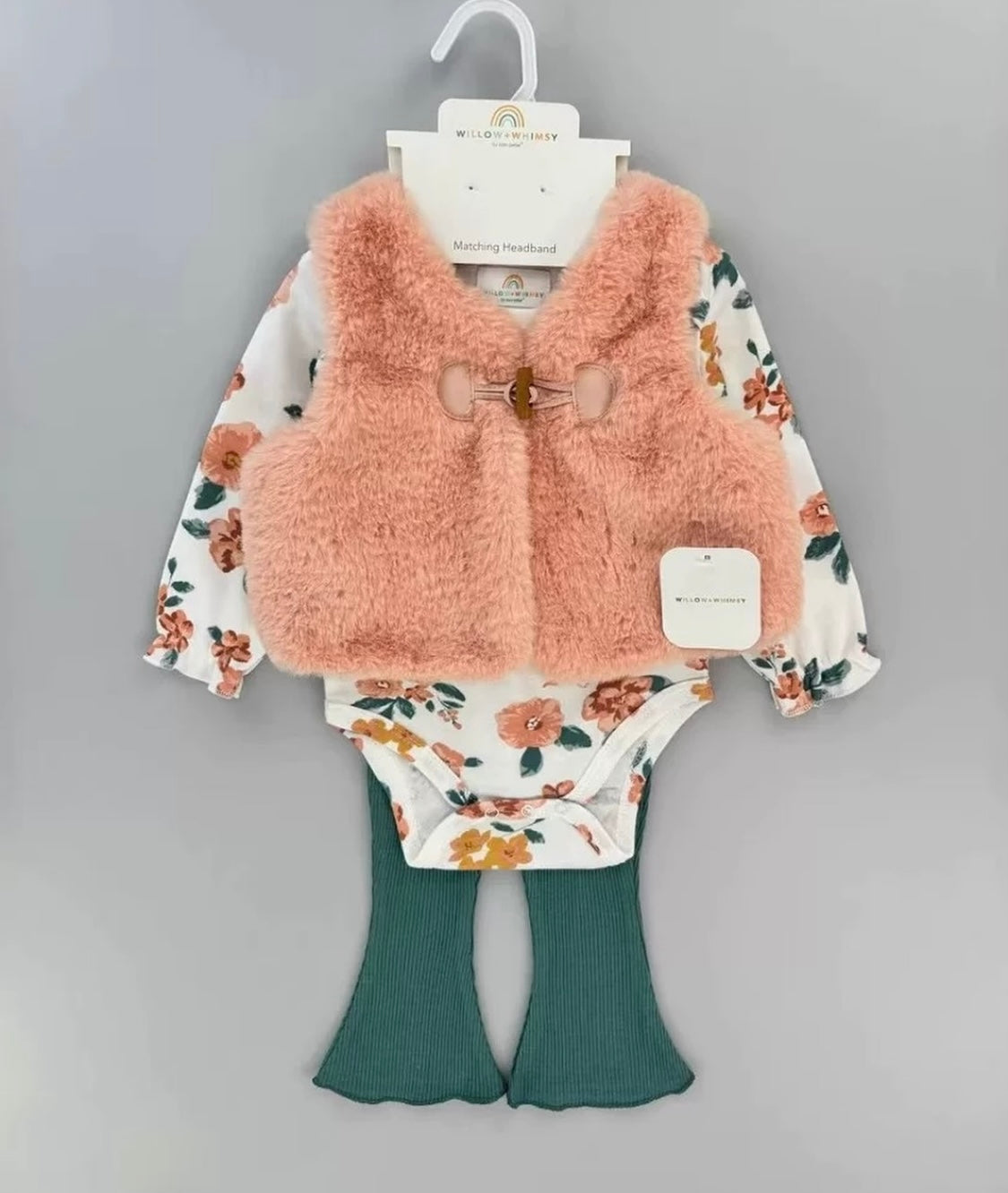 Flower Fur 3PCS Set - Apparel
