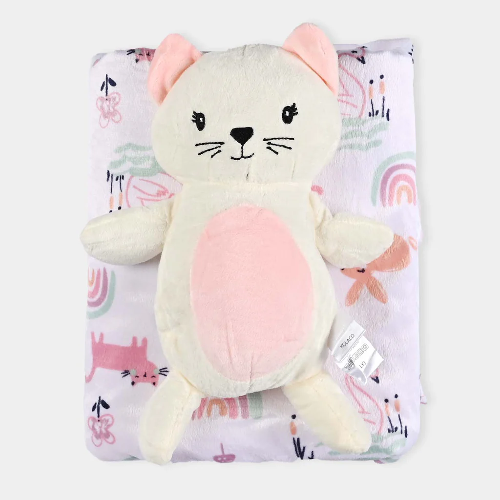 Baby Blanket with Stuff Toy - Swaddle Wraps