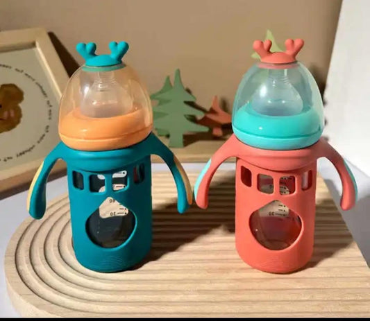 UK baby Glass Feeder  270 ml - Feeder & Bottle Warmers