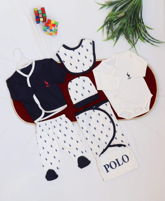 Baby Starter Set 6 Pcs | Newborn 6 pcs Romper Set - Apparel