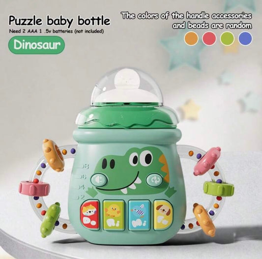 Musical Bottle with Rattles and Lights