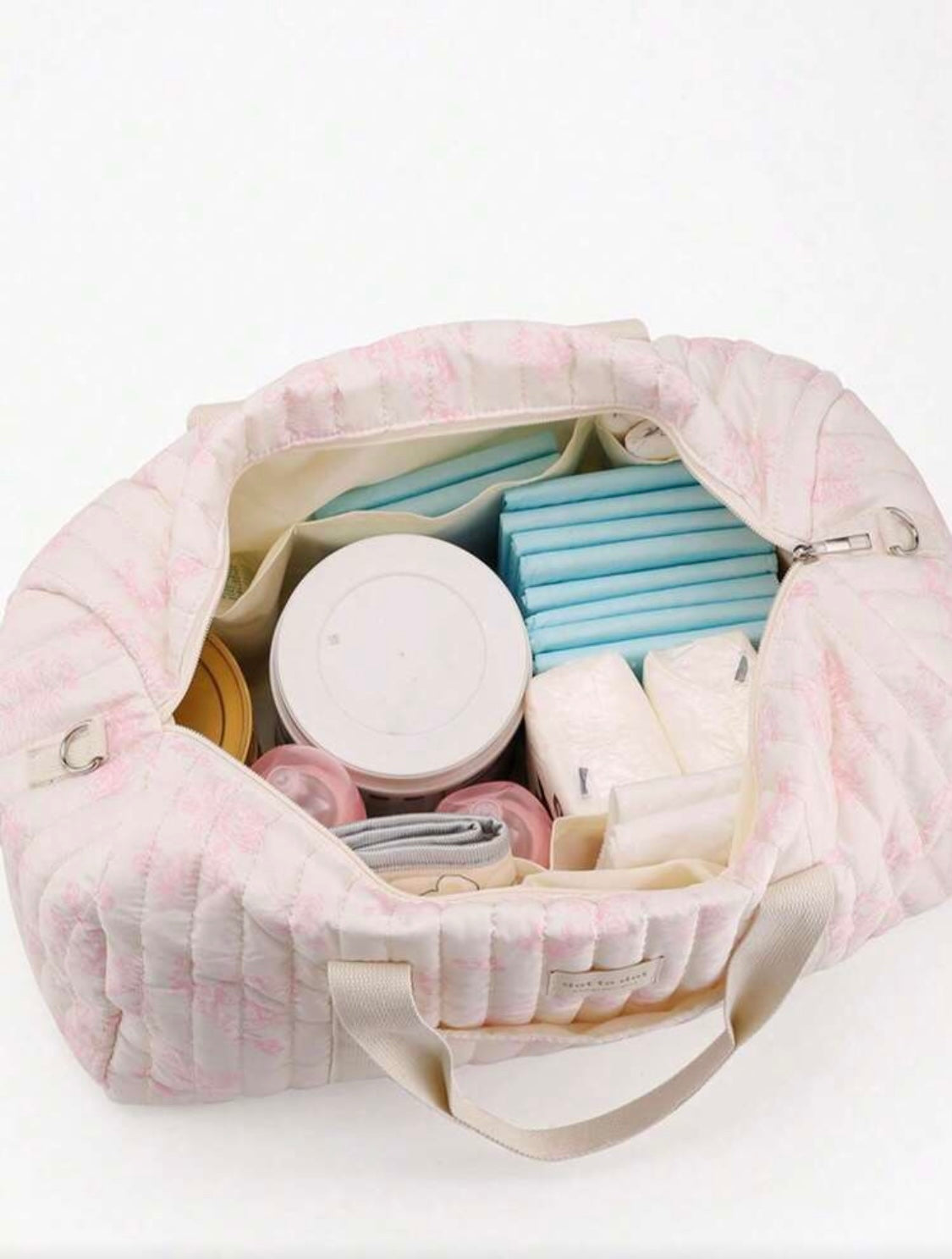 New Maternity Tote Bag - Diaper Mommy Maternity Duffle Bag Bunny & Bear Print