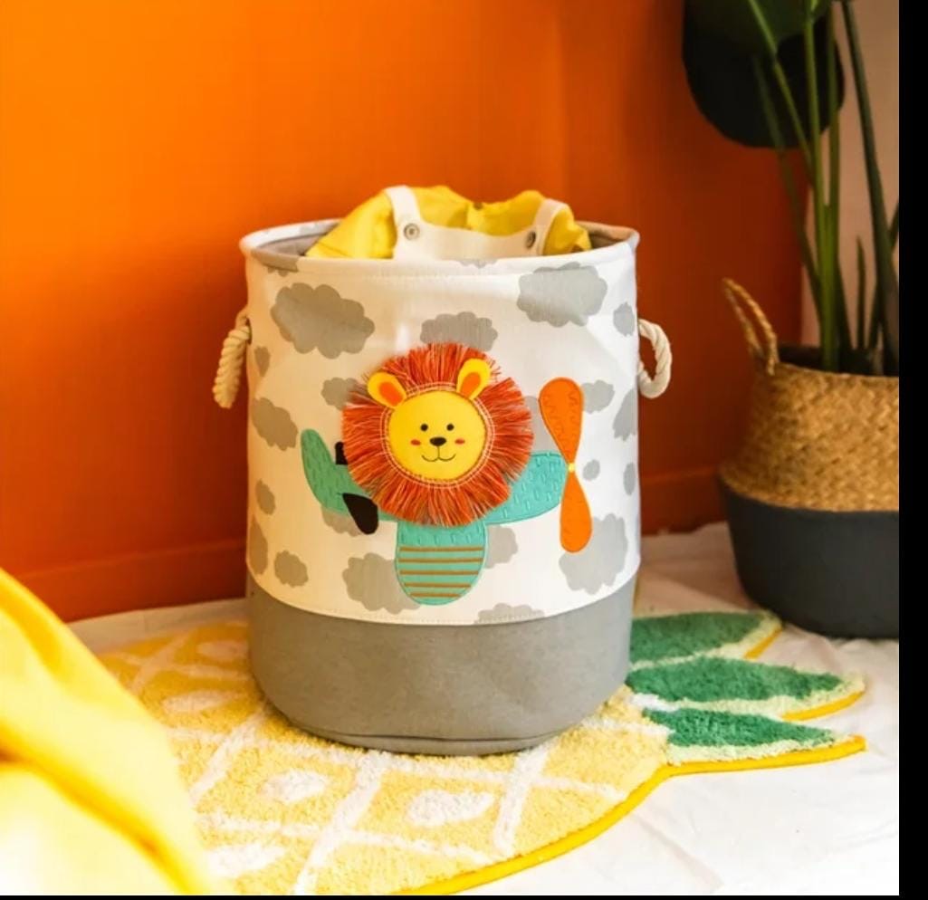 Foldable Laundry Basket - Lion - Laundry Basket