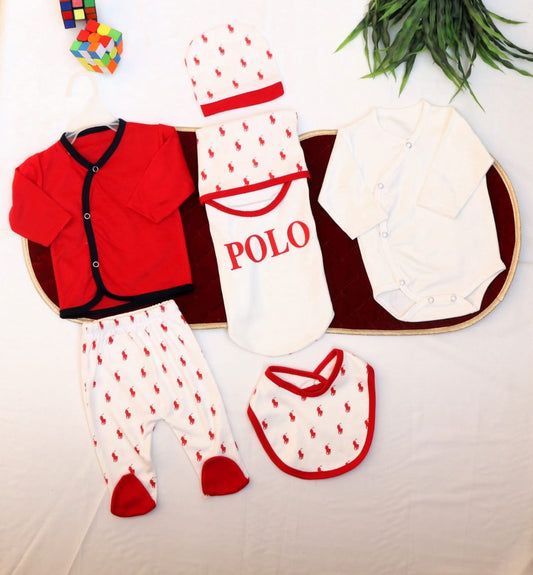 Baby Starter Set 6 Pcs | Newborn 6 pcs Romper Set - Apparel