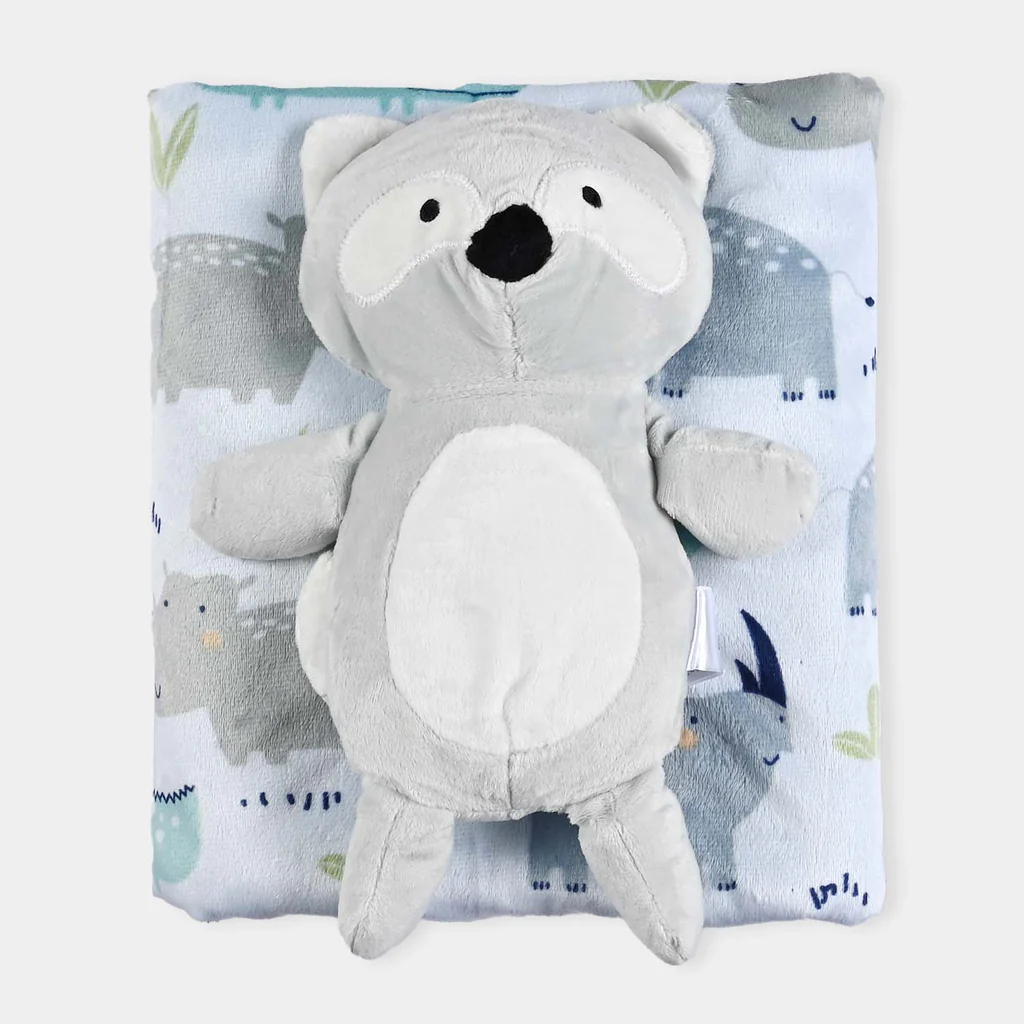 Baby Blanket with Stuff Toy - Swaddle Wraps