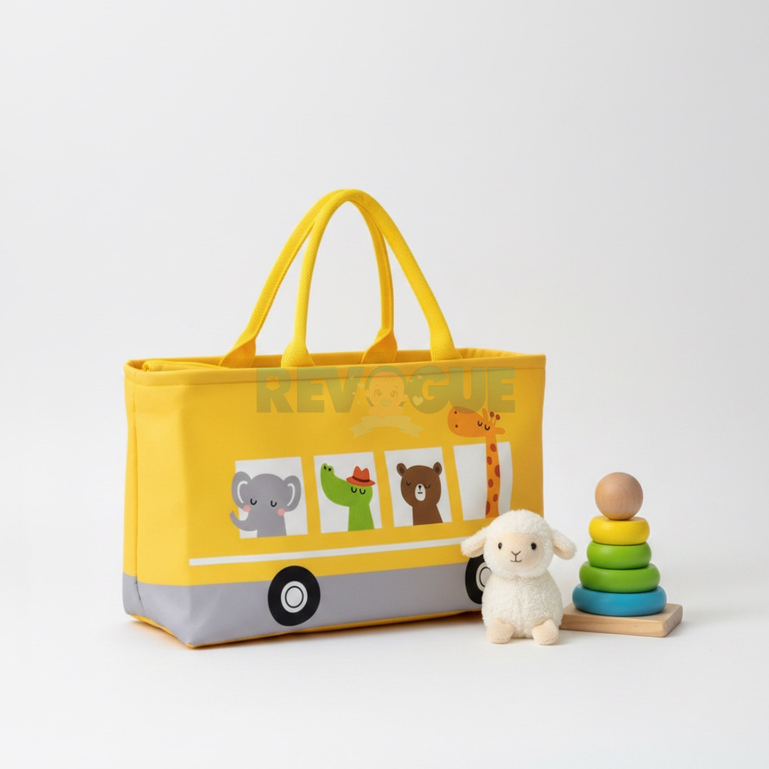 Baby Diaper Caddy Organizer  with Lid – Essential Bag For Nursery