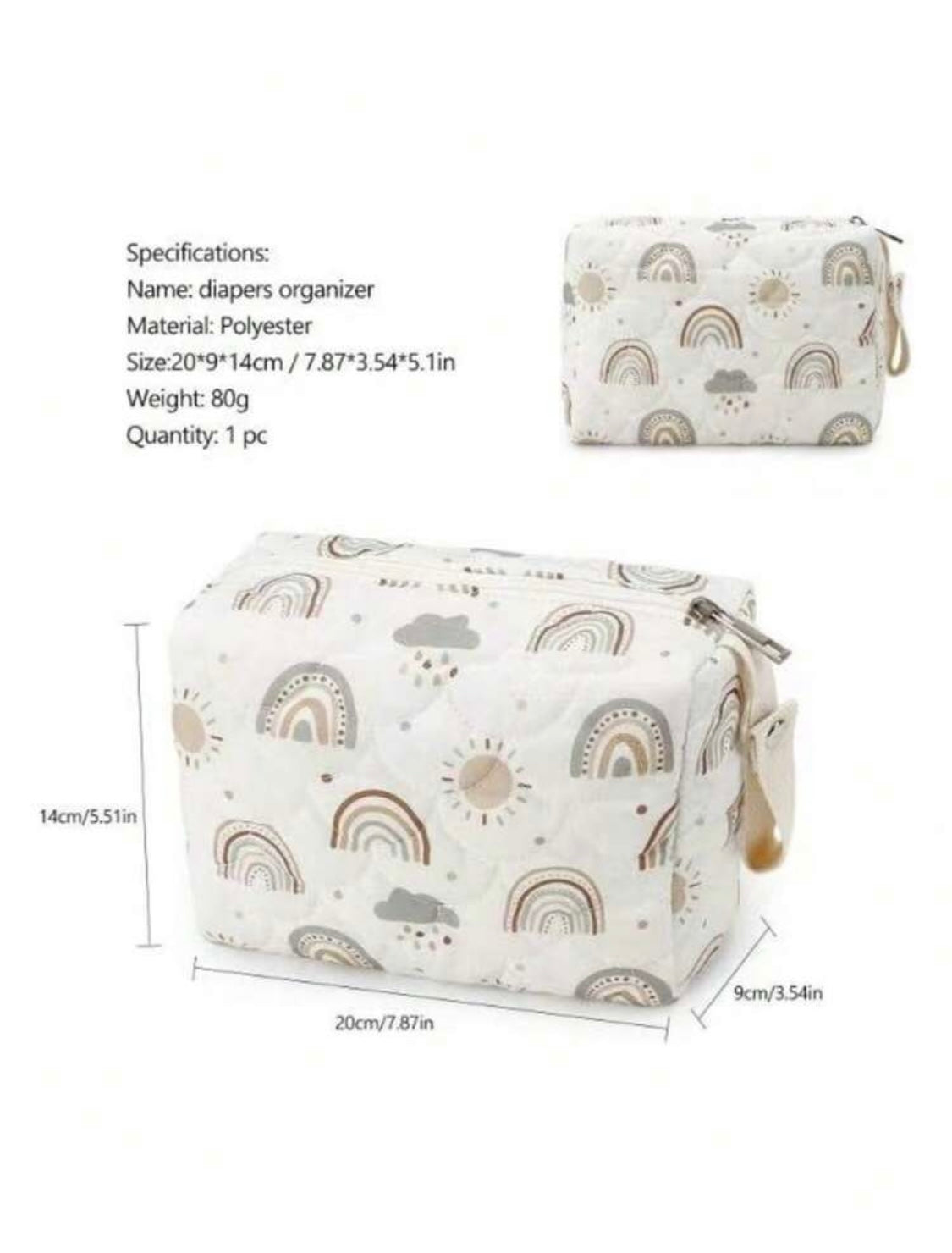 Diaper organsier bag