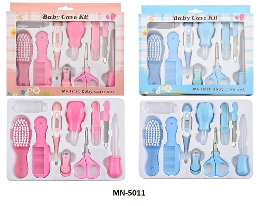 Baby Care Kit 10 Pieces - Pink - Hygiene