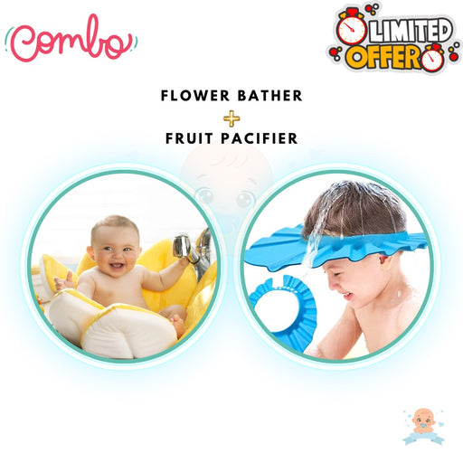 Combo Pack - Flower Bather & Shower Cap - Deals