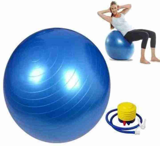 Exercise Ball Birthing Ball 65 cm Stability Balance Yoga Ball for Birthing & Physical Therapy with Quick Pump Stomach