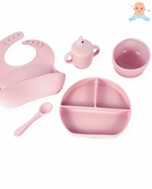 Silicone Feeding Set 5 Pcs - Cutlery