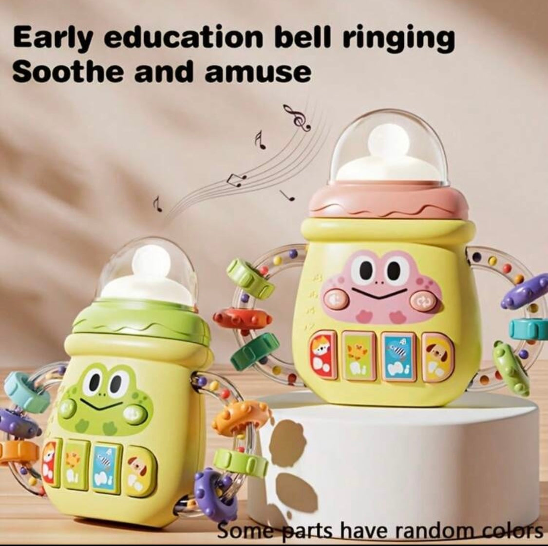 Musical Bottle with Rattles and Lights