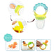 Fruit Pacifier with rattle - Teether Soother & Pacifier