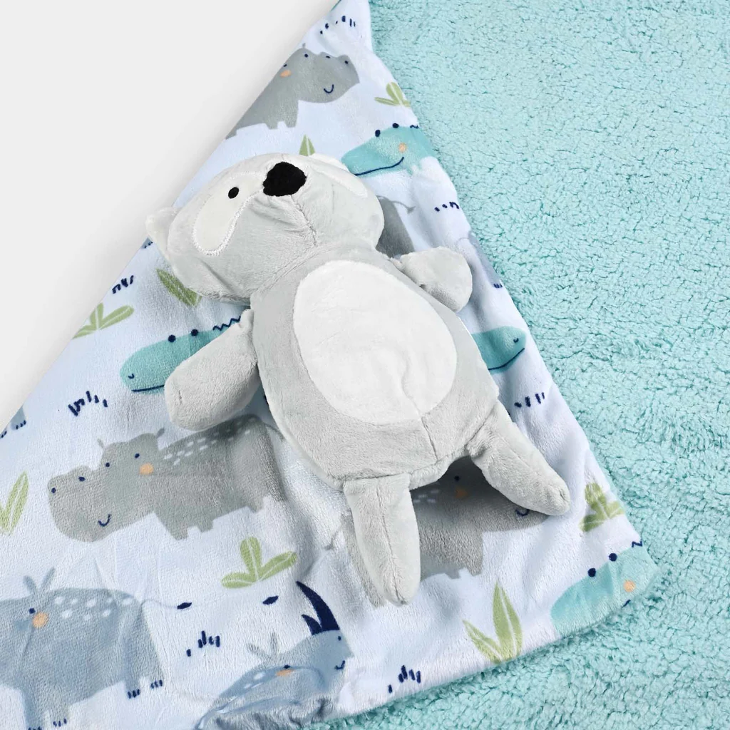 Baby Blanket with Stuff Toy - Swaddle Wraps