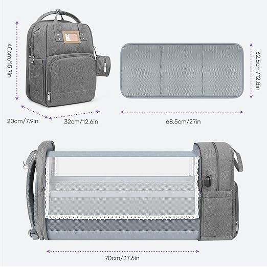 Bed and Bag - Diaper & Mother Bags