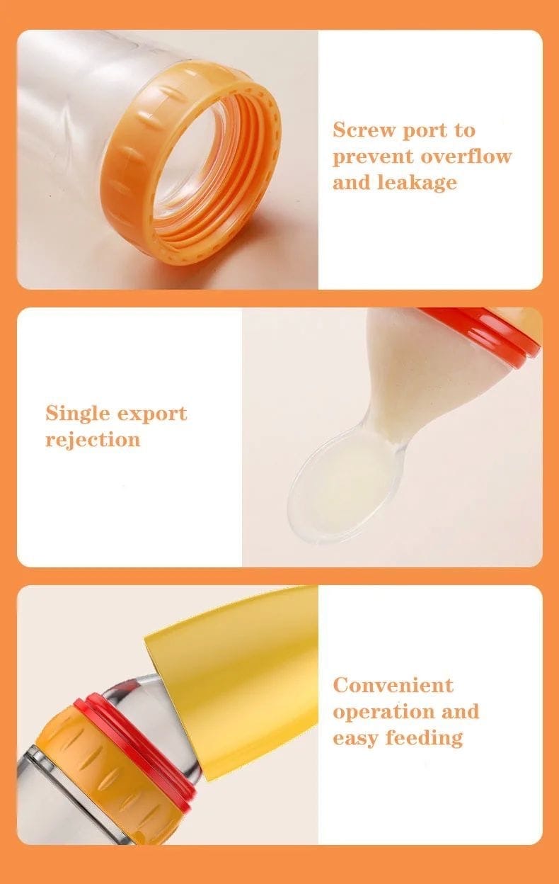 Silicone Spoon Feeder 90ml - Feeding Essentials