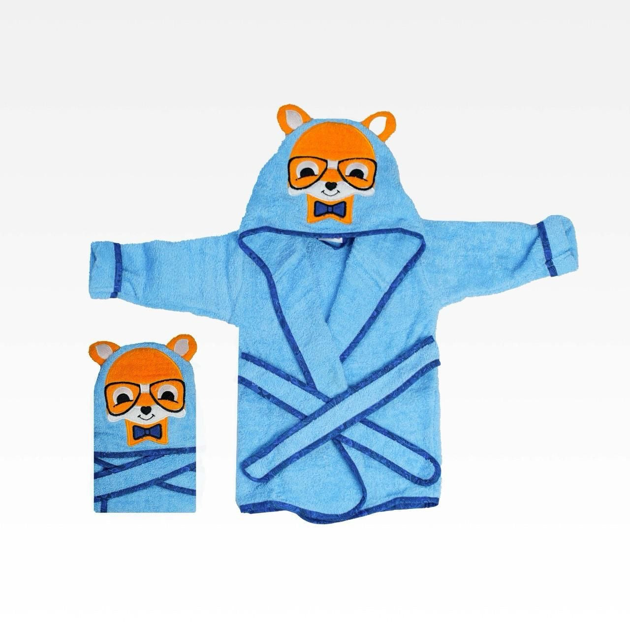 HOODED BATH ROBE | Baby Bath Gown