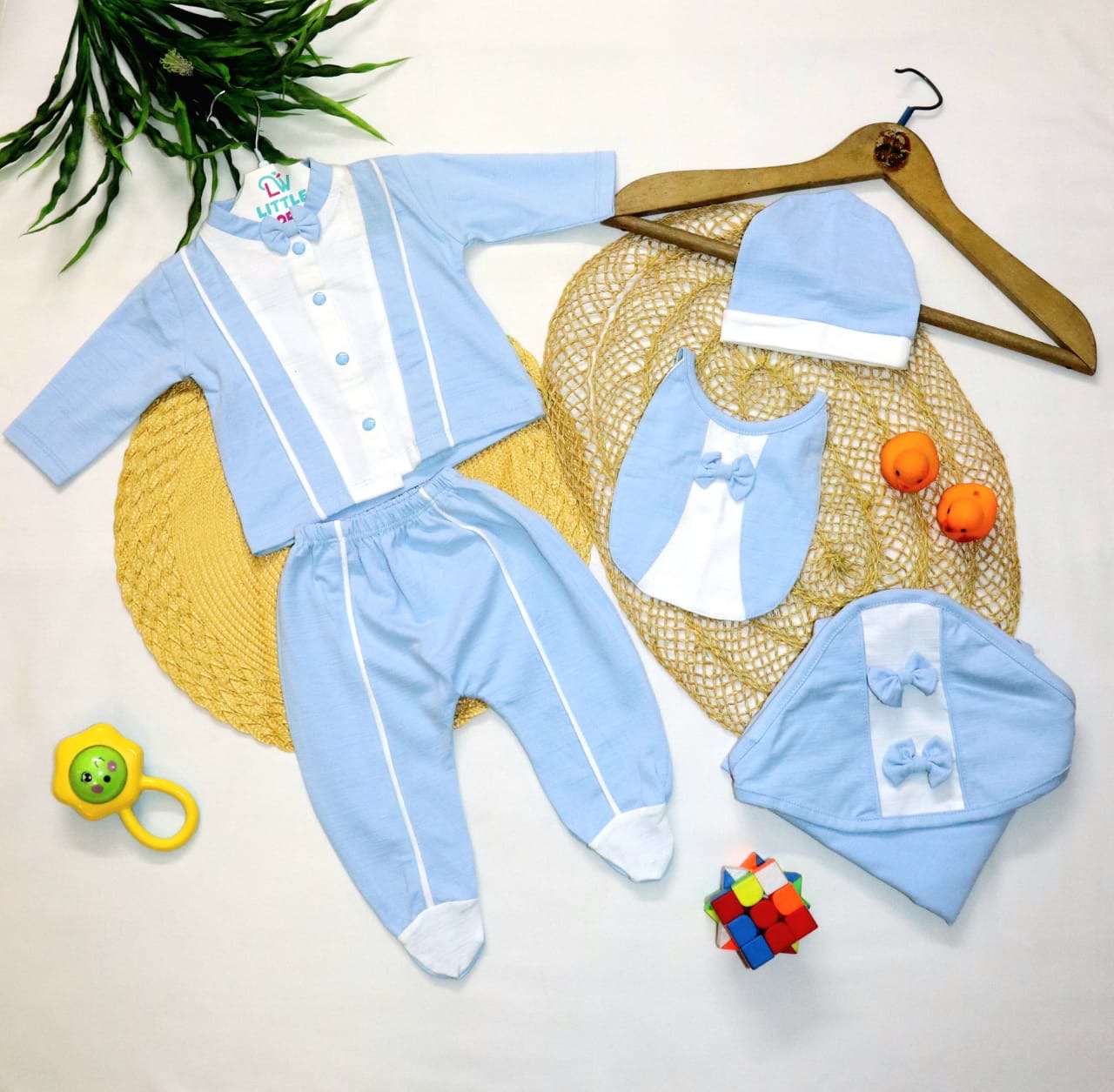 Baby Starter Set 6 Pcs | Newborn 6 pcs Romper Set - Apparel