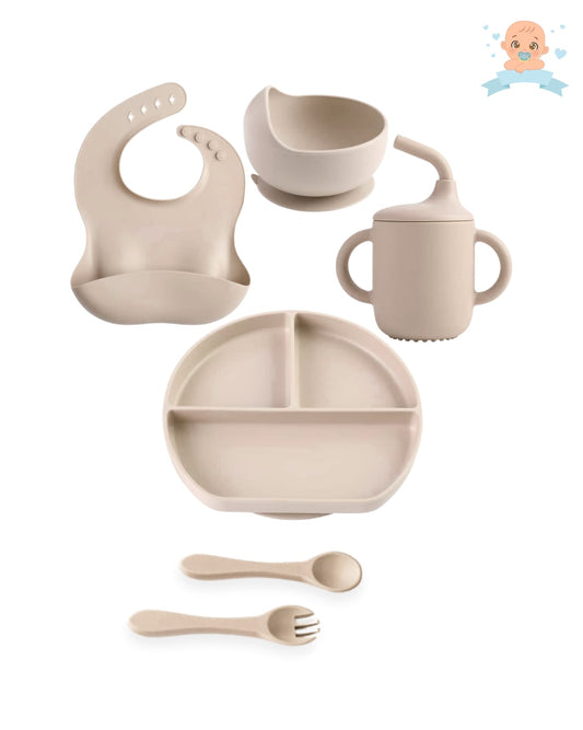 Silicone Feeding Set 6 Pcs - Cutlery
