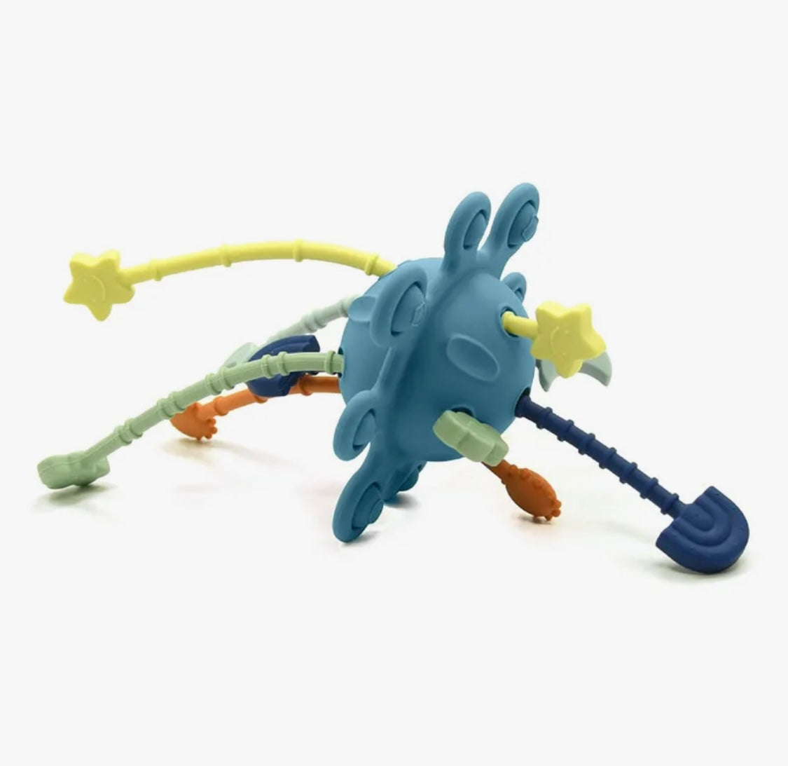 Silicone Baby Sensory Montessori Toys,Silicone Pull String Fidget Toys for Babies