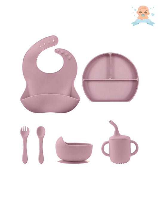 Silicone Feeding Set 6 Pcs - Cutlery