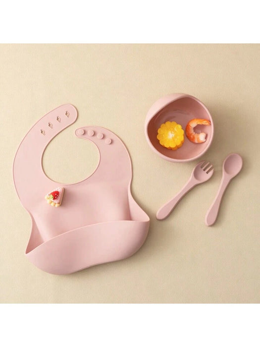 Baby silicone feeding set