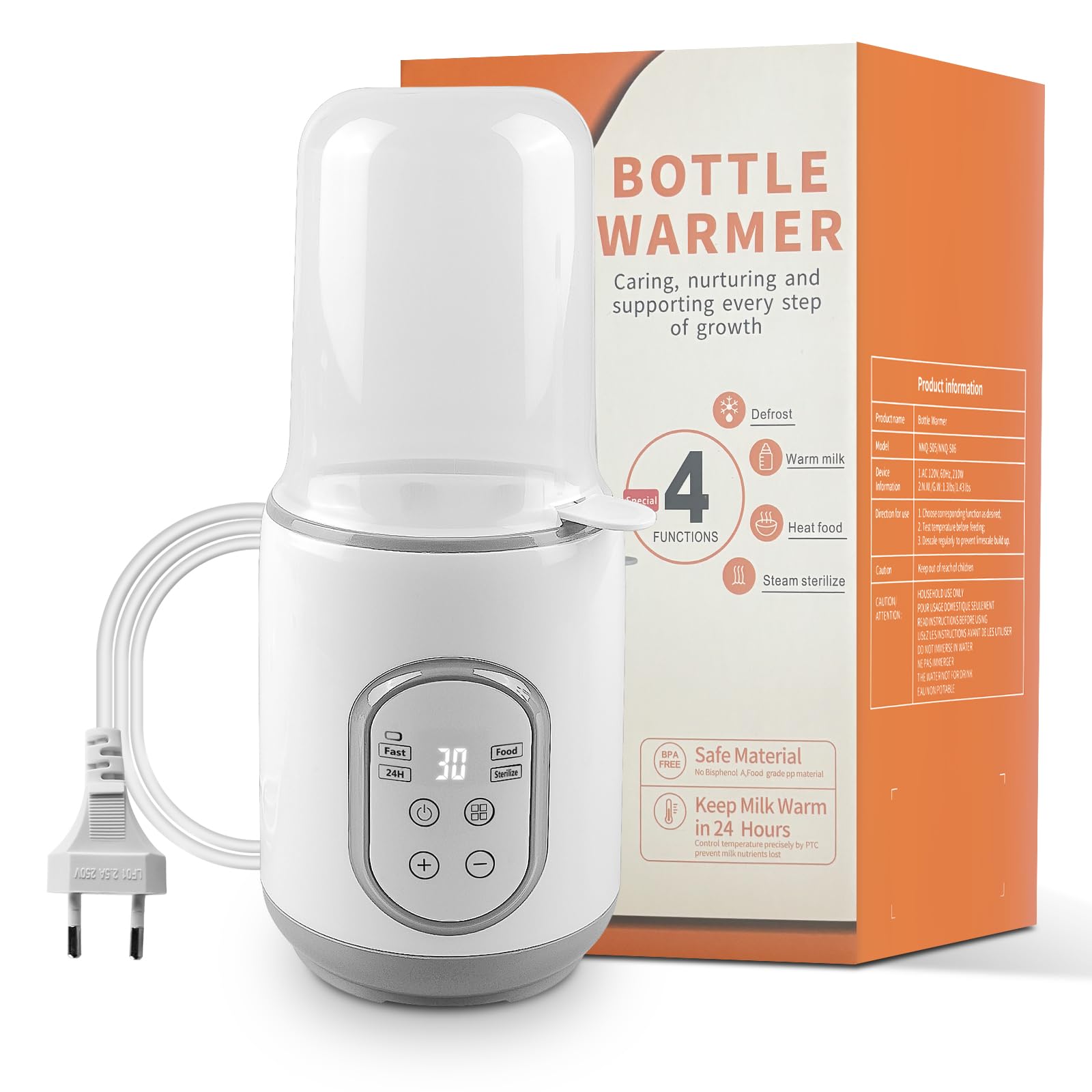 4 in 1  Bottle Warmer & Steriliser - Feeder & Bottle Warmers