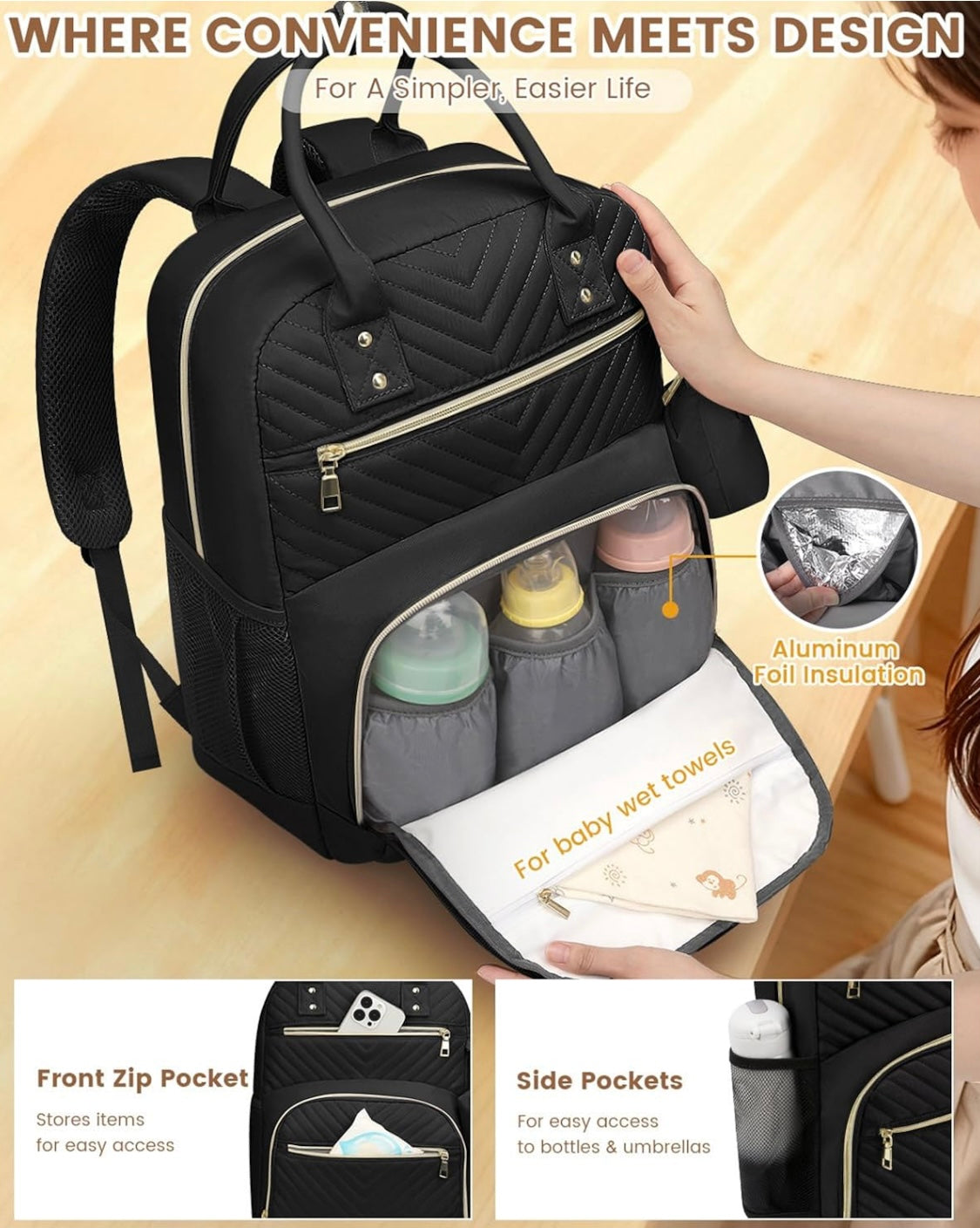 Diaper Bag Backpack